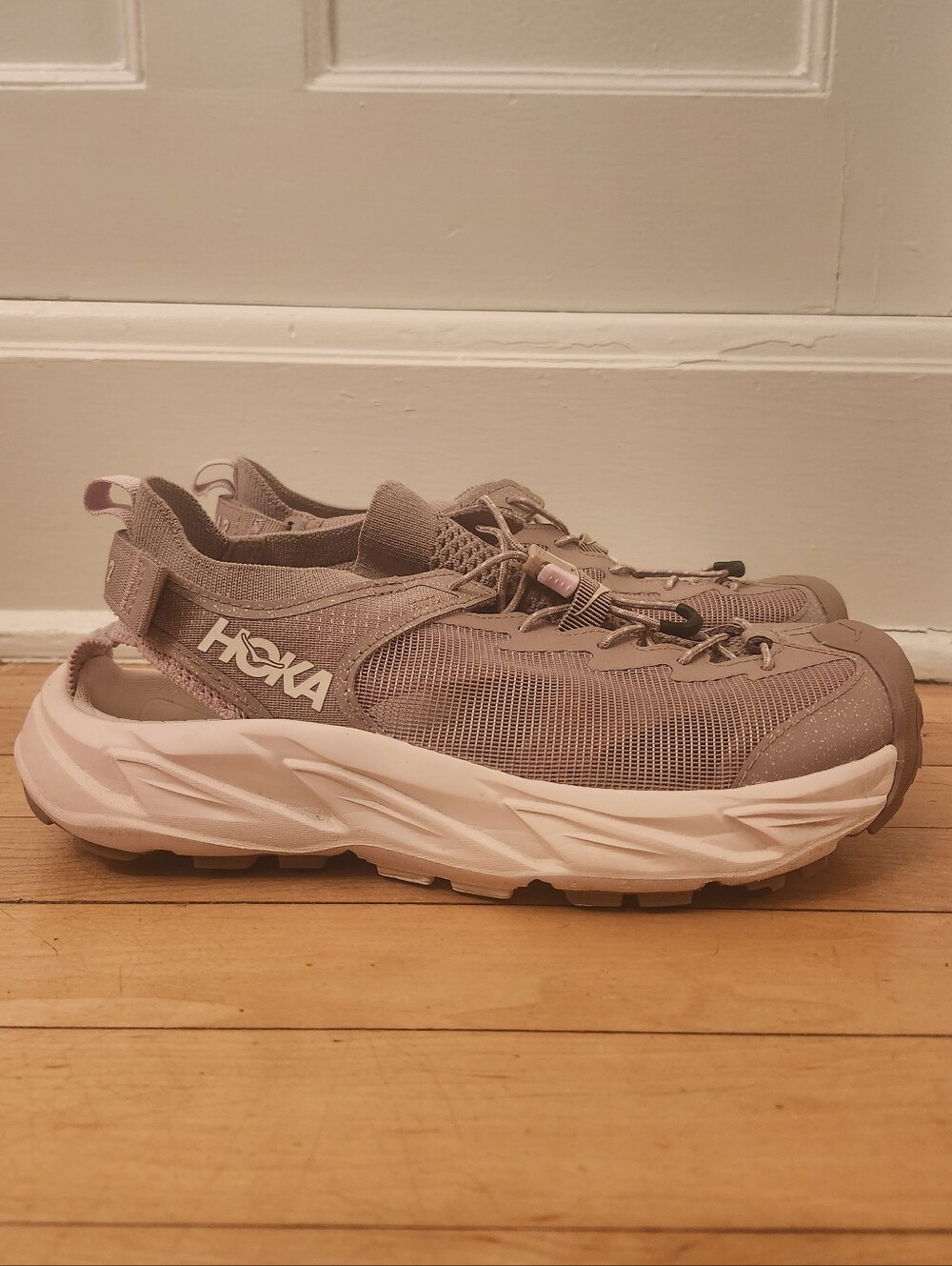 Women's HOKA Hopara 2 Closed Toe Sandals, Size 9, Lilac Purple